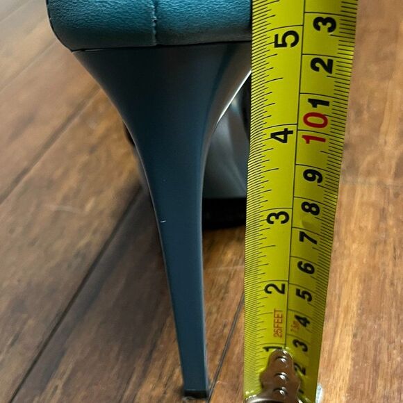Herve Leger Blue Black High Heel Shoes Women’s Size 39 US 8.5 - Picture 9 of 9